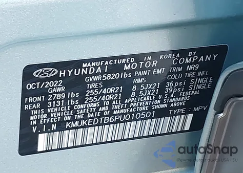 2023 Genesis Gv60 Performance Awd z USA, uszkodzony, nr VIN KMUKEDTB6PU010501